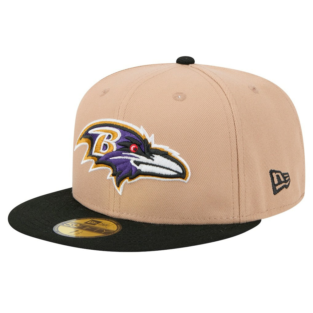Logo Main 59FIFTY Fitted Hat - Baltimore Ravens Hats