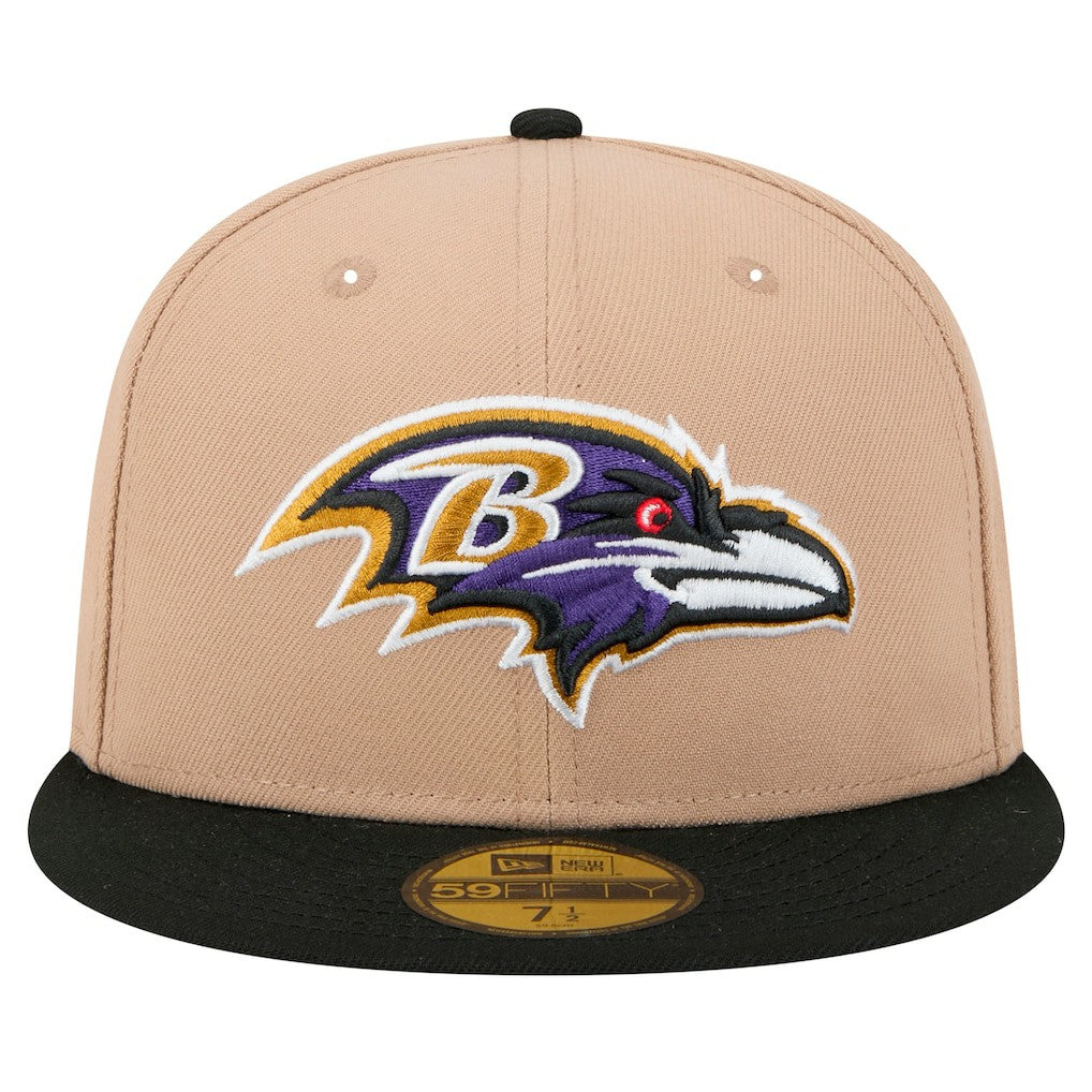 Logo Main 59FIFTY Fitted Hat - Baltimore Ravens Hats