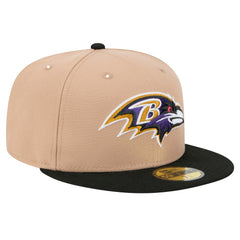 Logo Main 59FIFTY Fitted Hat - Baltimore Ravens Hats