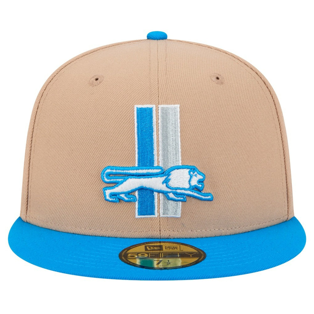 Throwback Logo Main 59FIFTY Fitted Hat - Detroit Lions Hats