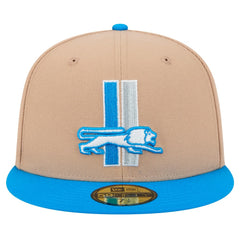 Throwback Logo Main 59FIFTY Fitted Hat - Detroit Lions Hats