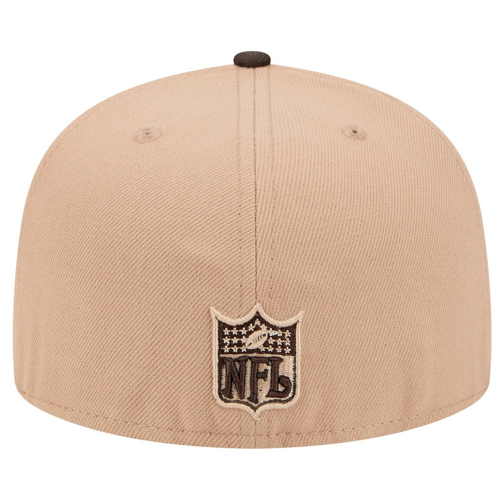 Throwback Logo Main 59FIFTY Fitted Hat - Cleveland Browns Hats
