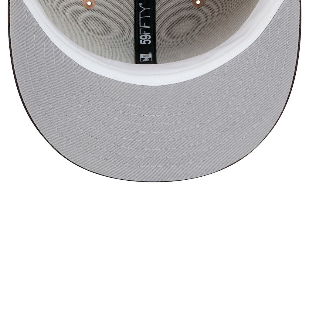 Throwback Logo Main 59FIFTY Fitted Hat - Cleveland Browns Hats