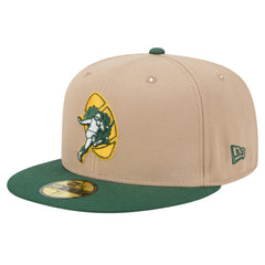 Throwback Logo Main 59FIFTY Fitted Hat - Green Bay Packers Hats