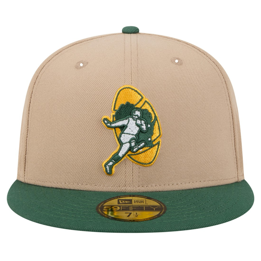 Throwback Logo Main 59FIFTY Fitted Hat - Green Bay Packers Hats