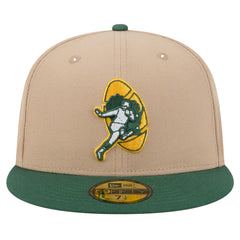 Throwback Logo Main 59FIFTY Fitted Hat - Green Bay Packers Hats