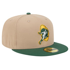 Throwback Logo Main 59FIFTY Fitted Hat - Green Bay Packers Hats