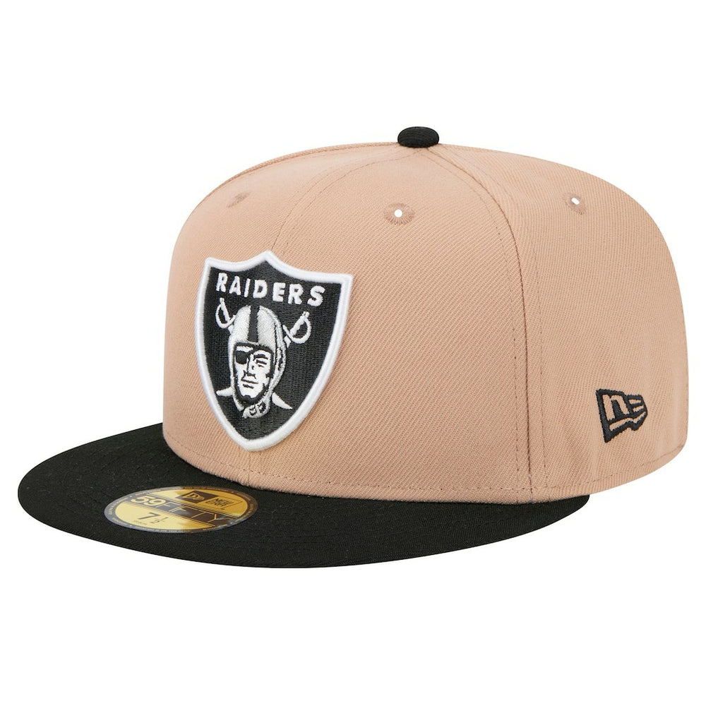 Logo Main 59FIFTY Fitted Hat - Las Vegas Raiders Hats