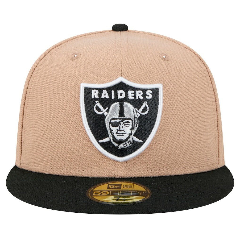Logo Main 59FIFTY Fitted Hat - Las Vegas Raiders Hats