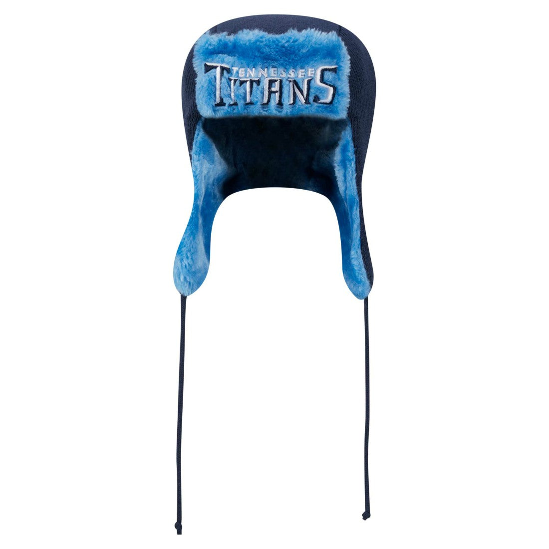 Helmet Head Trapper Knit Hat - Tennessee Titans Hats