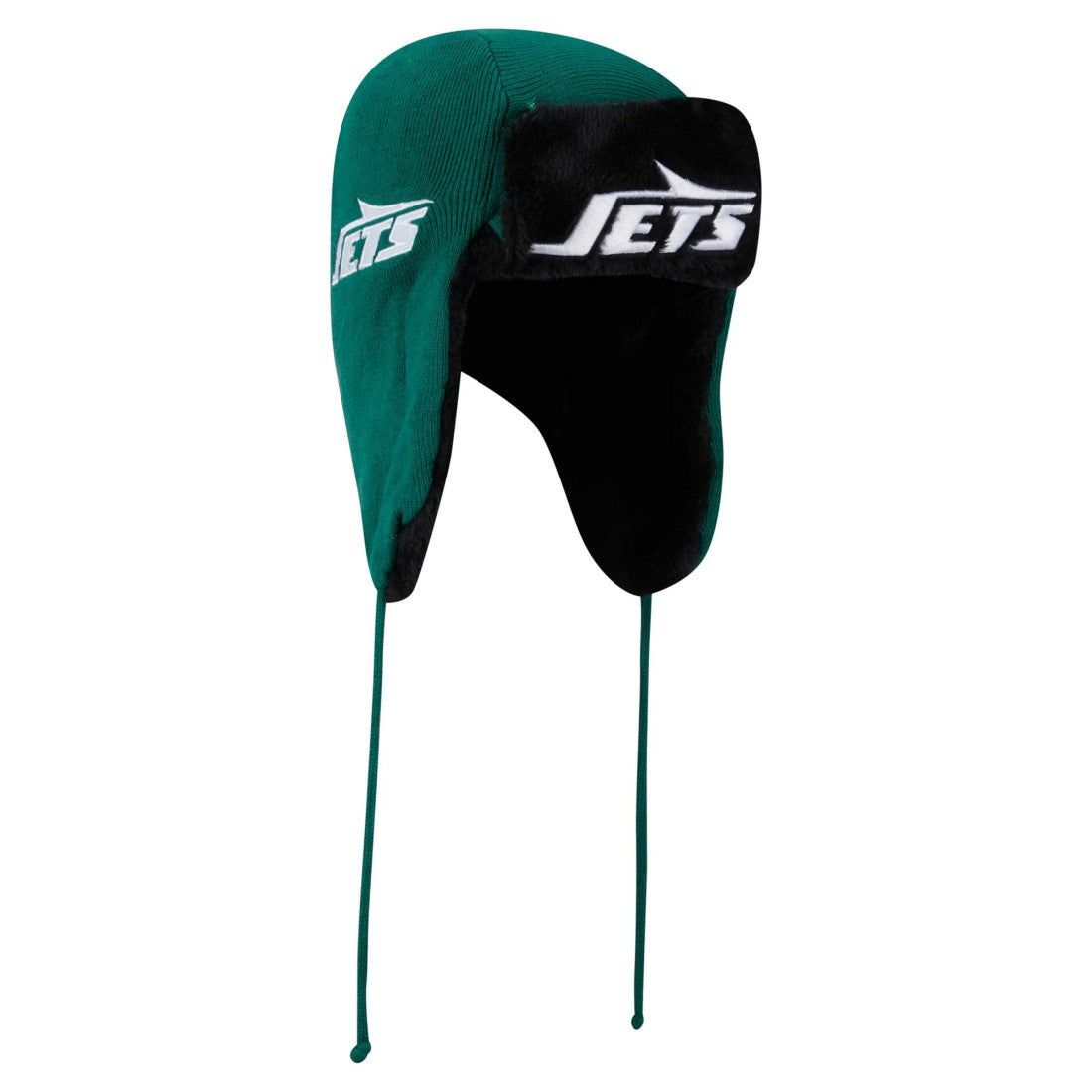 Helmet Head Trapper Knit Hat - New York Jets Hats