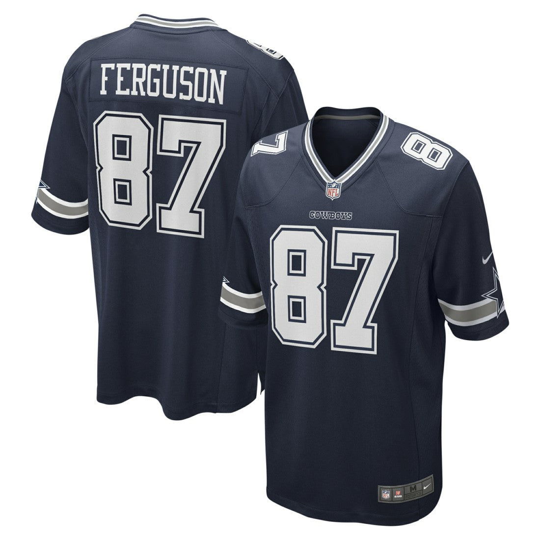 Jake Ferguson  Team Game Jersey - Dallas Cowboys Jerseys