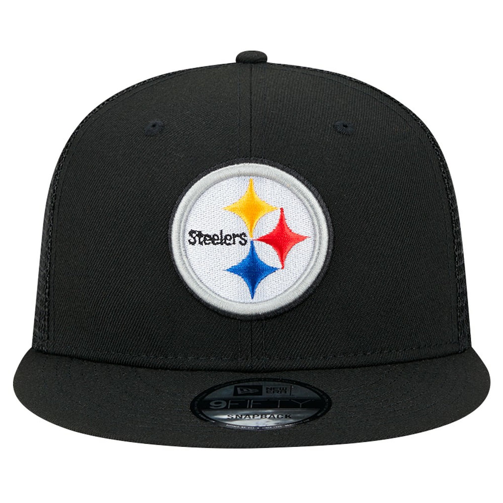 Main Trucker 9FIFTY Snapback Hat - Pittsburgh Steelers Hats