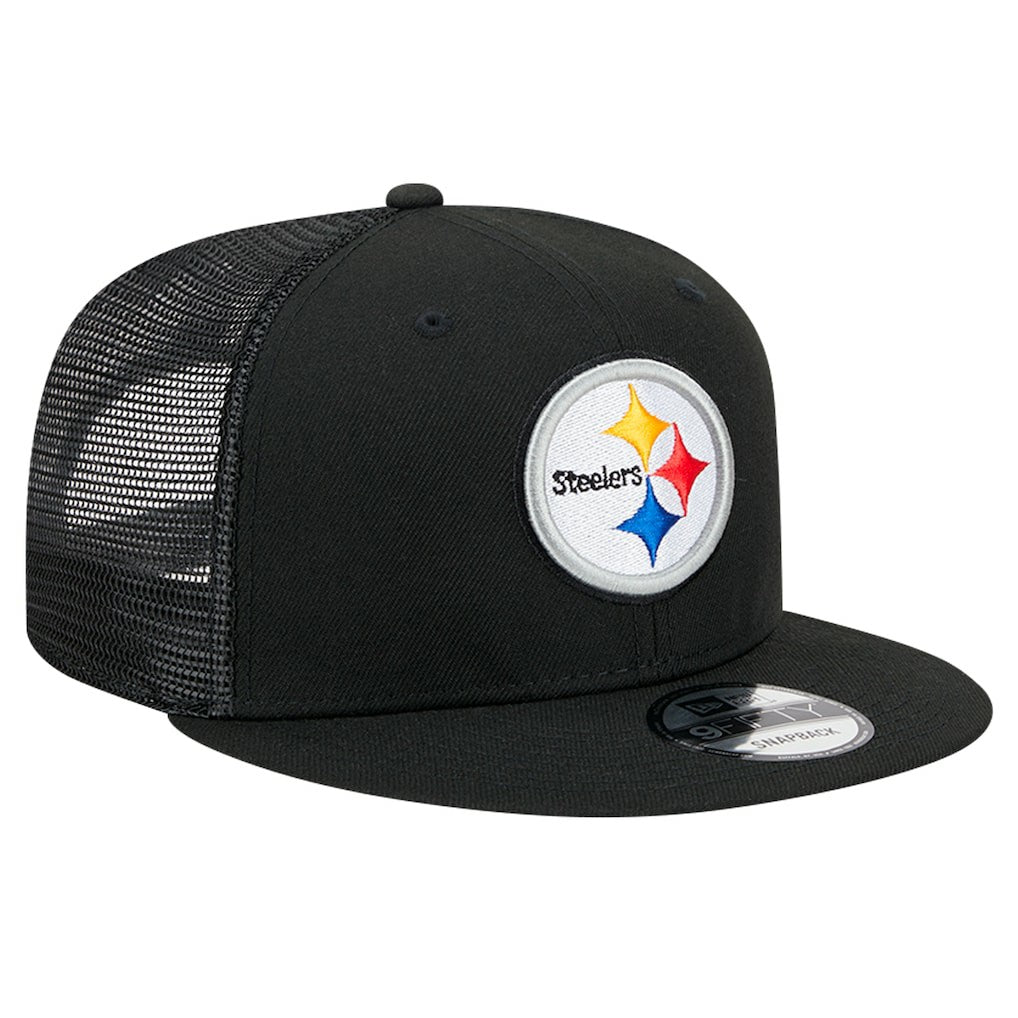 Main Trucker 9FIFTY Snapback Hat - Pittsburgh Steelers Hats