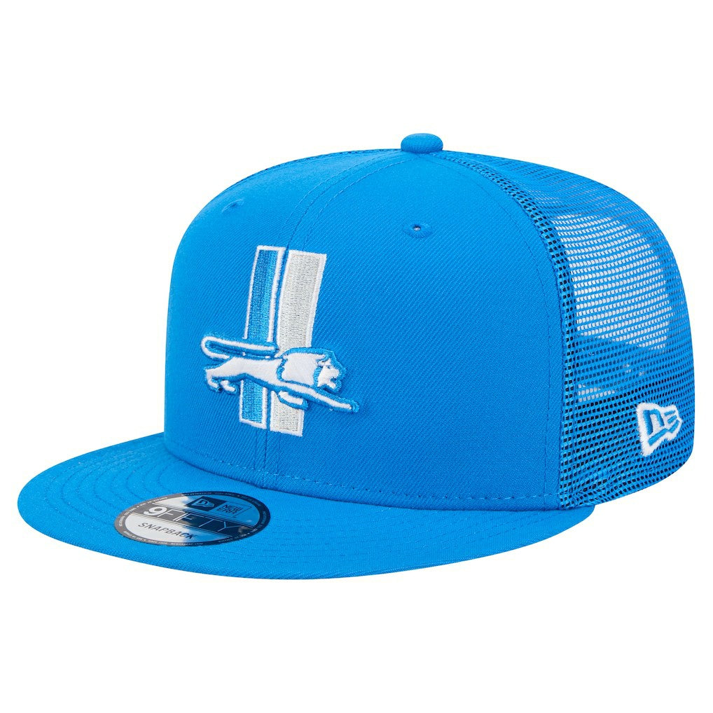 Throwback Main Trucker 9FIFTY Snapback Hat - Detroit Lions Hats