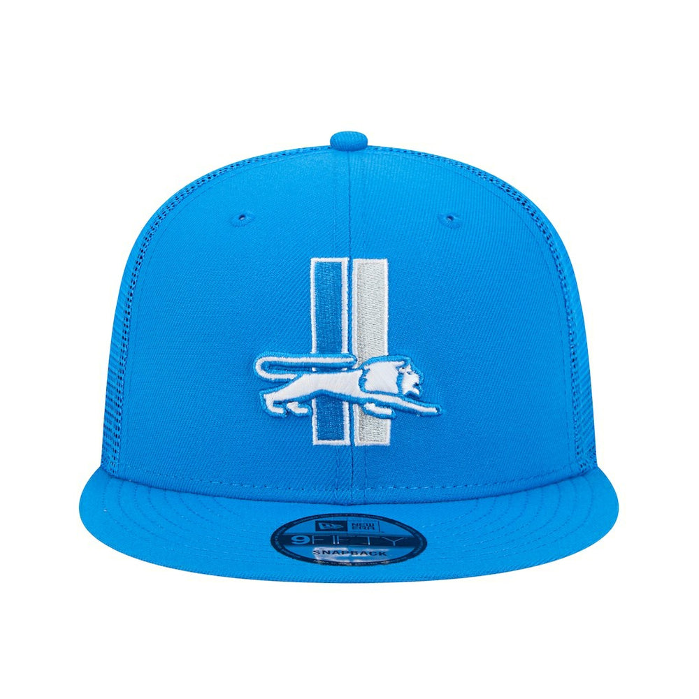 Throwback Main Trucker 9FIFTY Snapback Hat - Detroit Lions Hats