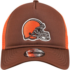 Youth A-Frame 9FORTY Trucker Adjustable Hat - Cleveland Browns Hats