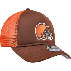 Youth A-Frame 9FORTY Trucker Adjustable Hat - Cleveland Browns Hats