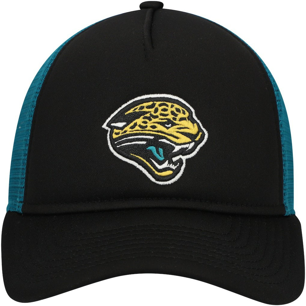 Youth A-Frame 9FORTY Trucker Adjustable Hat - Jacksonville Jaguars Hats
