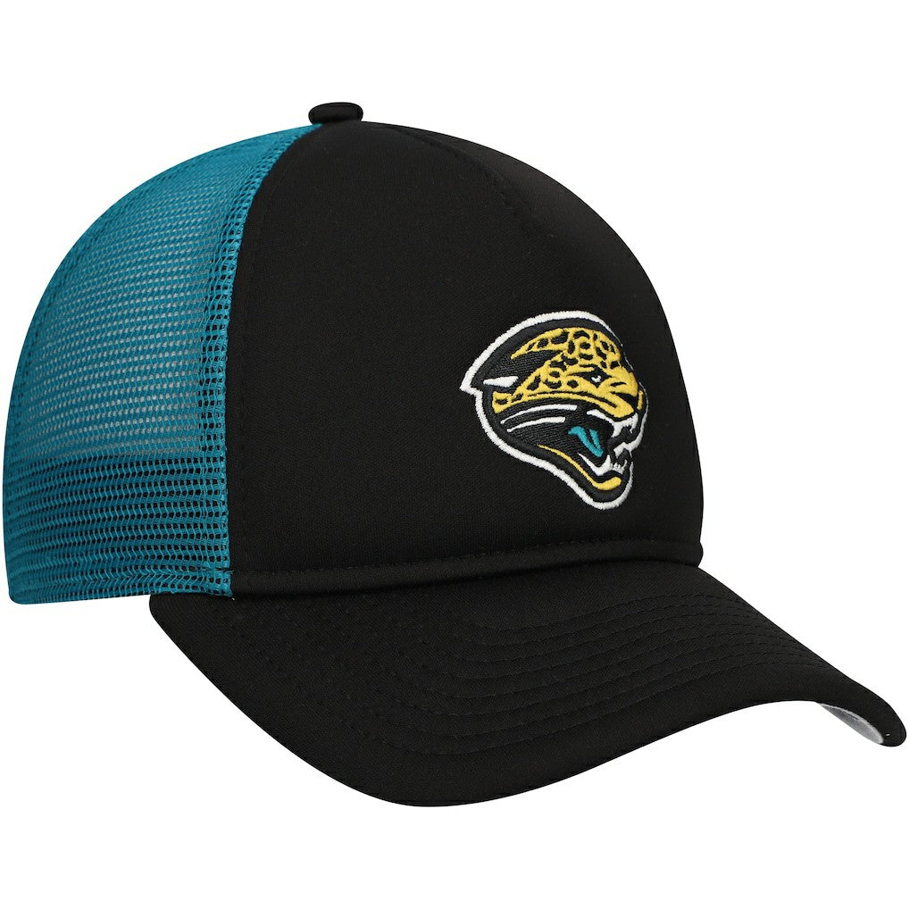 Youth A-Frame 9FORTY Trucker Adjustable Hat - Jacksonville Jaguars Hats