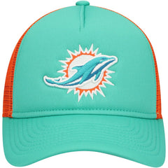 Youth A-Frame 9FORTY Trucker Adjustable Hat - Miami Dolphins Hats