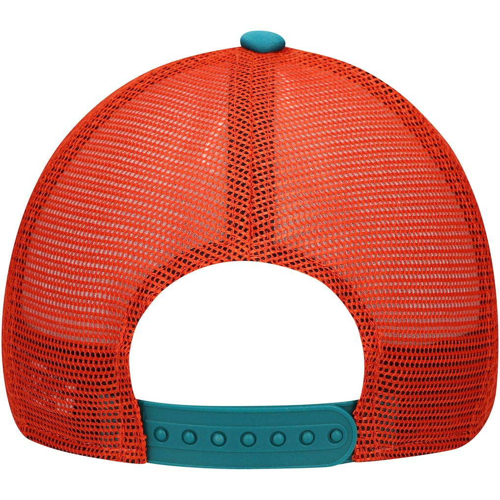 Youth A-Frame 9FORTY Trucker Adjustable Hat - Miami Dolphins Hats