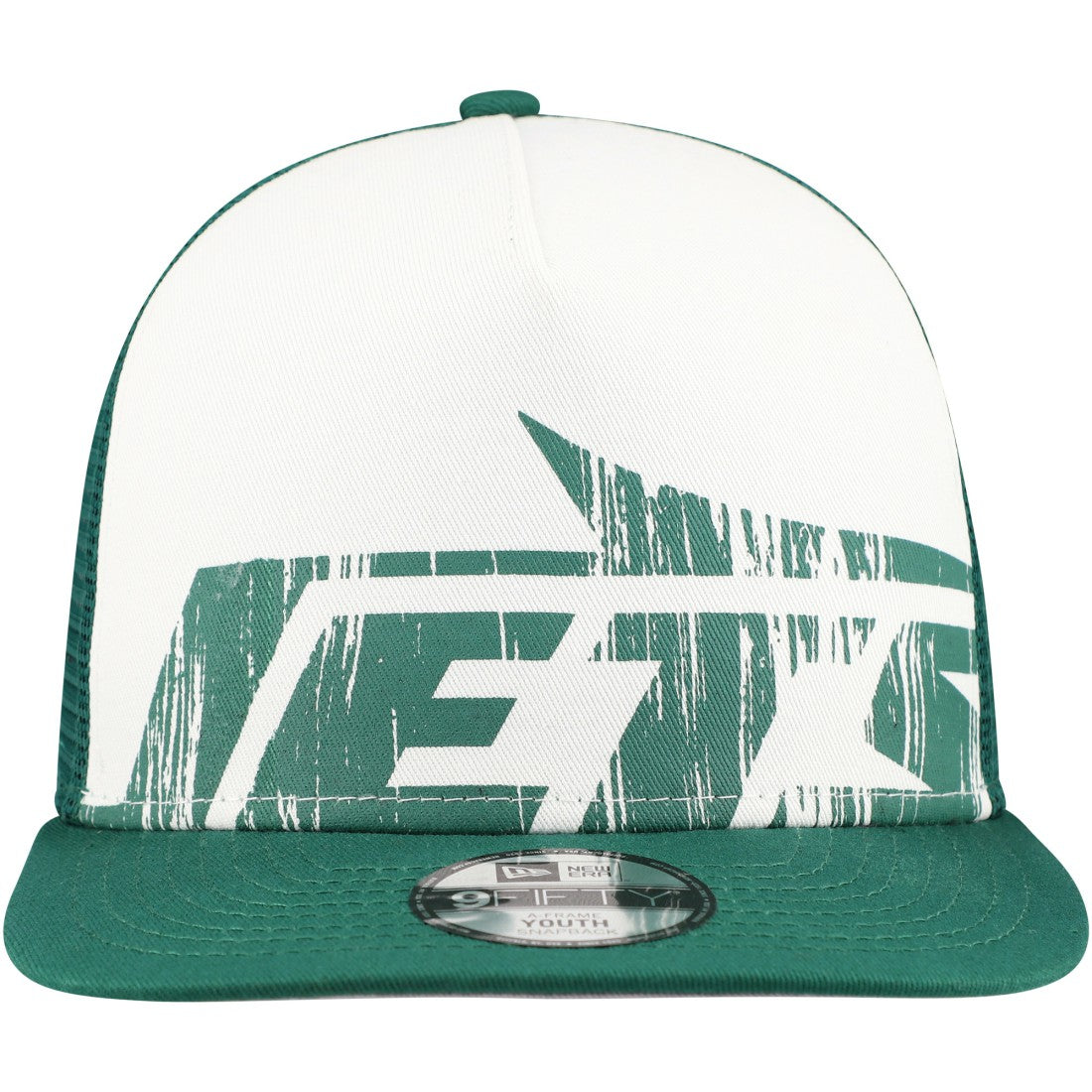 Youth Distressed 9FIFTY A-Frame Snapback Hat - New York Jets Hats