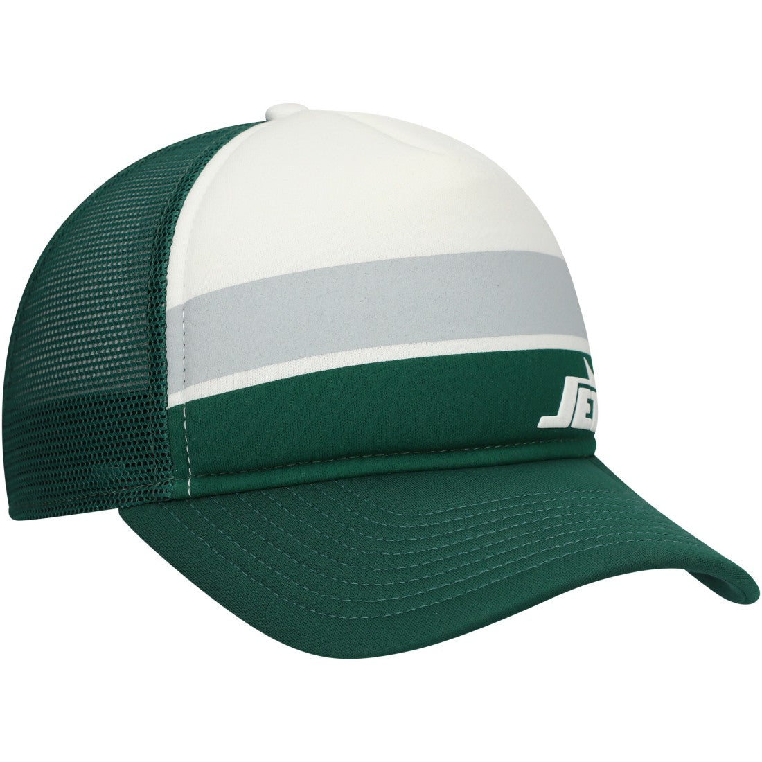 Youth Sport Night Color Block 9FORTY A-Frame Trucker Adjustable Hat - New York Jets Hats