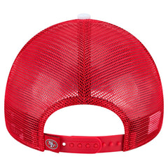 Youth Sport Night Color Block 9FORTY A-Frame Trucker Adjustable Hat - San Francisco 49ers Hats