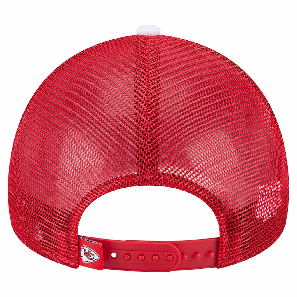Preschool Sport Night Color Block 9FORTY A-Frame Trucker Adjustable Hat - Kansas City Chiefs Hats
