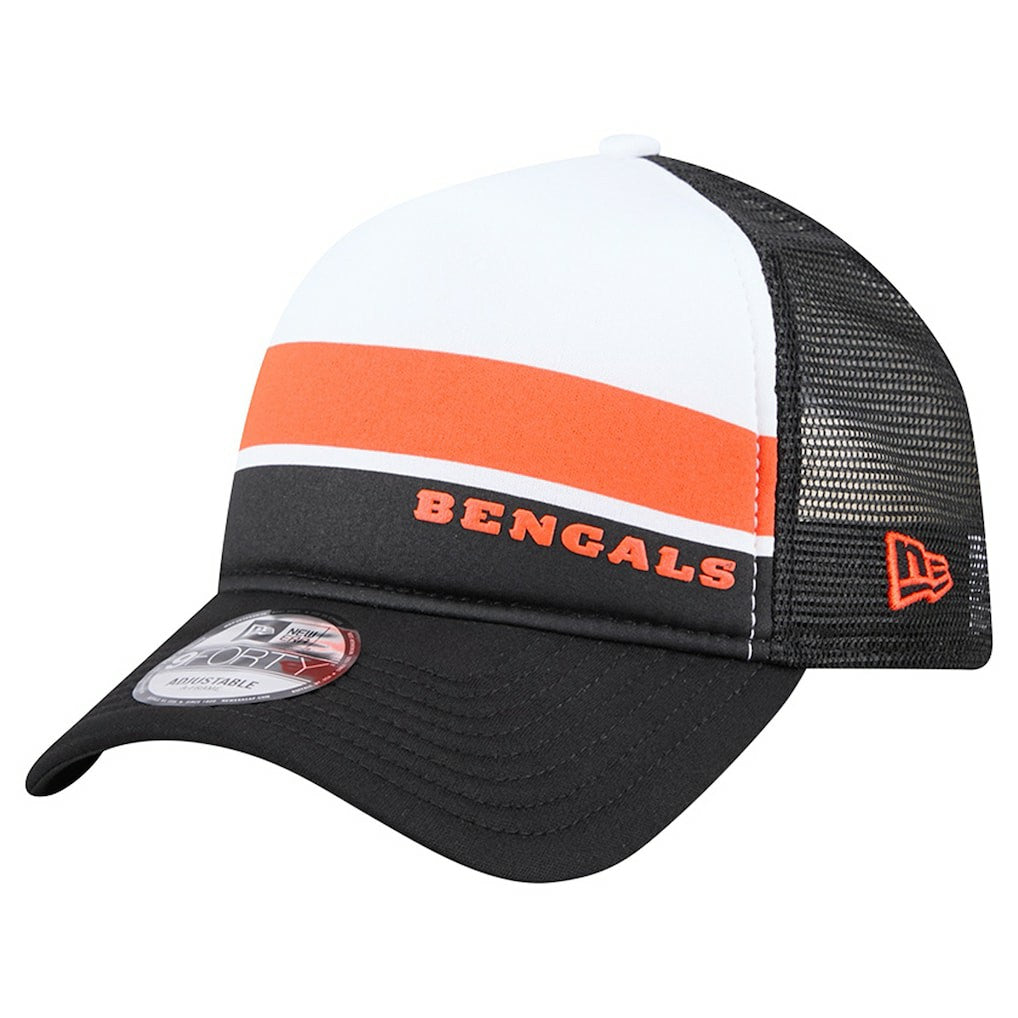 Preschool Sport Night Color Block 9FORTY A-Frame Trucker Adjustable Hat - Cincinnati Bengals Hats