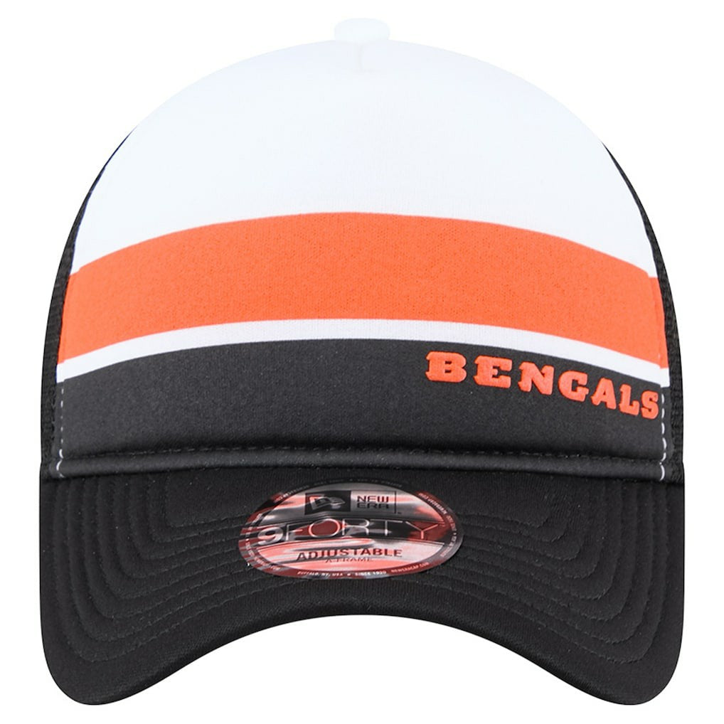 Preschool Sport Night Color Block 9FORTY A-Frame Trucker Adjustable Hat - Cincinnati Bengals Hats