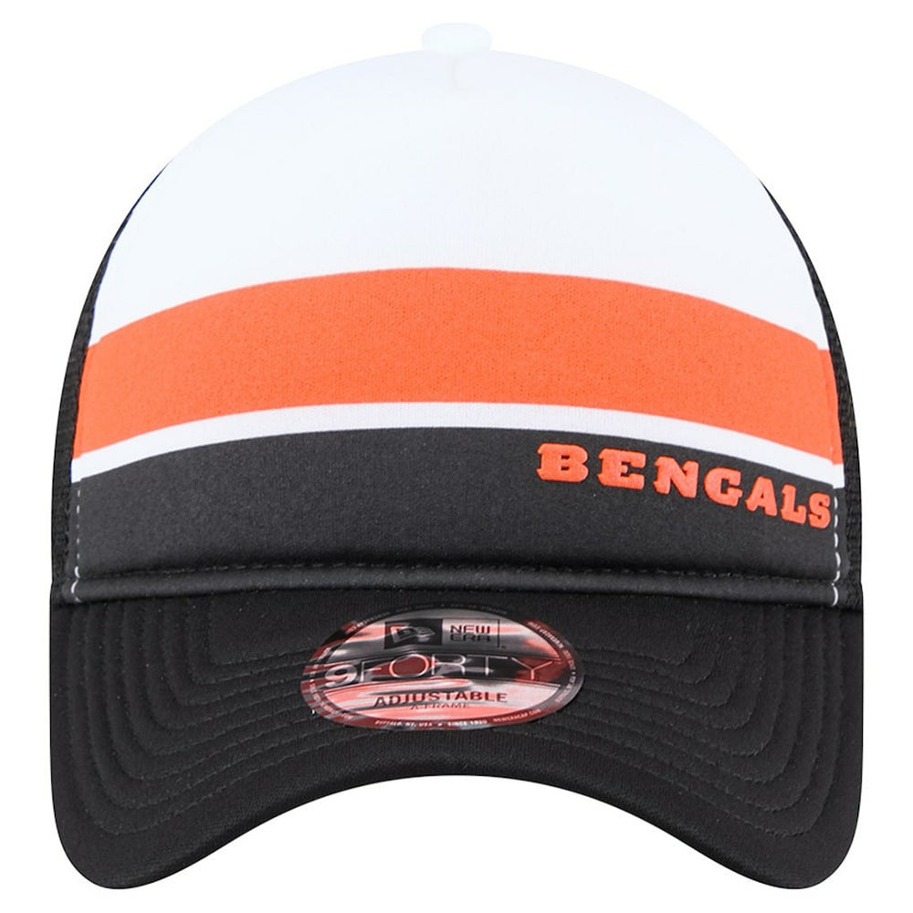 Preschool Sport Night Color Block 9FORTY A-Frame Trucker Adjustable Hat - Cincinnati Bengals Hats