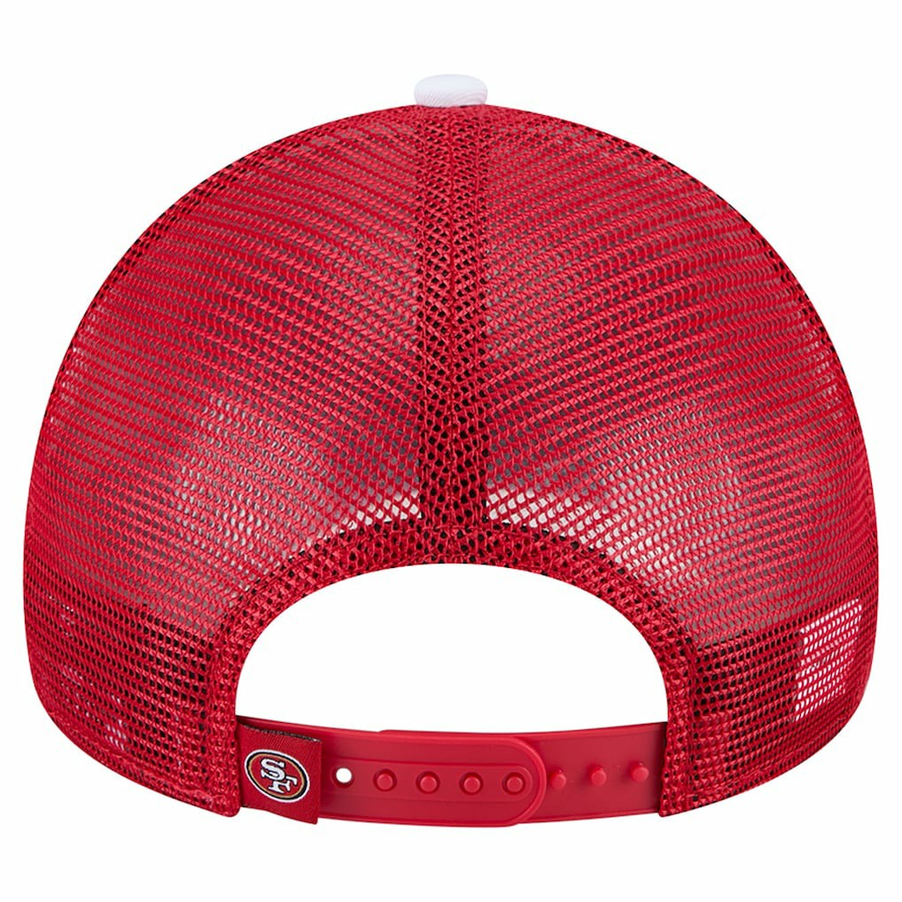 Preschool Sport Night Color Block 9FORTY A-Frame Trucker Adjustable Hat - San Francisco 49ers Hats