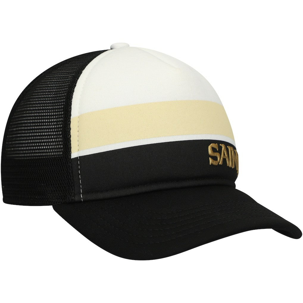 Preschool Sport Night Color Block 9FORTY A-Frame Trucker Adjustable Hat - New Orleans Saints Hats
