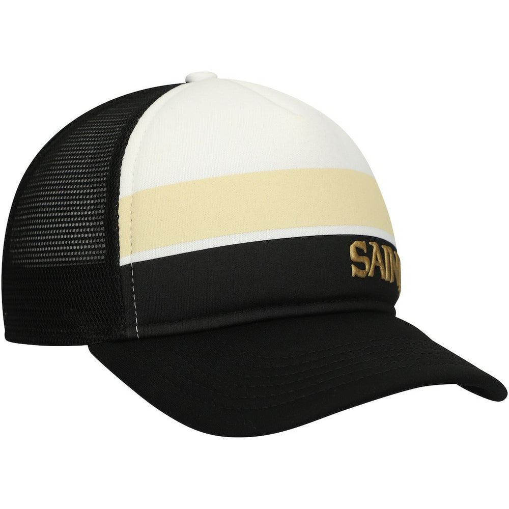 Preschool Sport Night Color Block 9FORTY A-Frame Trucker Adjustable Hat - New Orleans Saints Hats