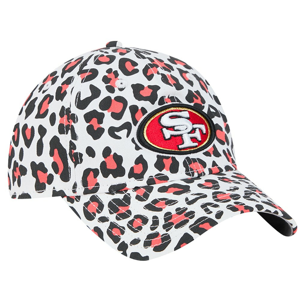 Girls Youth Active Leopard 9TWENTY Adjustable Hat - San Francisco 49ers Hats