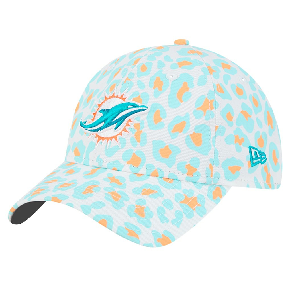 Preschool Active Leopard 9TWENTY Adjustable Hat - Miami Dolphins Hats
