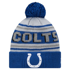 Youth Main Cuffed Knit Hat with Pom - Indianapolis Colts Hats