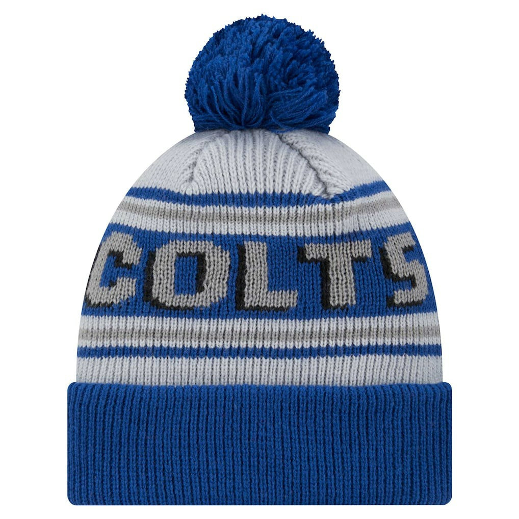 Youth Main Cuffed Knit Hat with Pom - Indianapolis Colts Hats