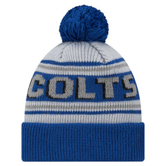 Youth Main Cuffed Knit Hat with Pom - Indianapolis Colts Hats