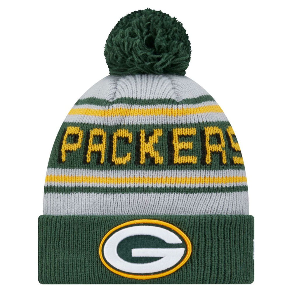 Youth Main Cuffed Knit Hat with Pom - Green Bay Packers Hats