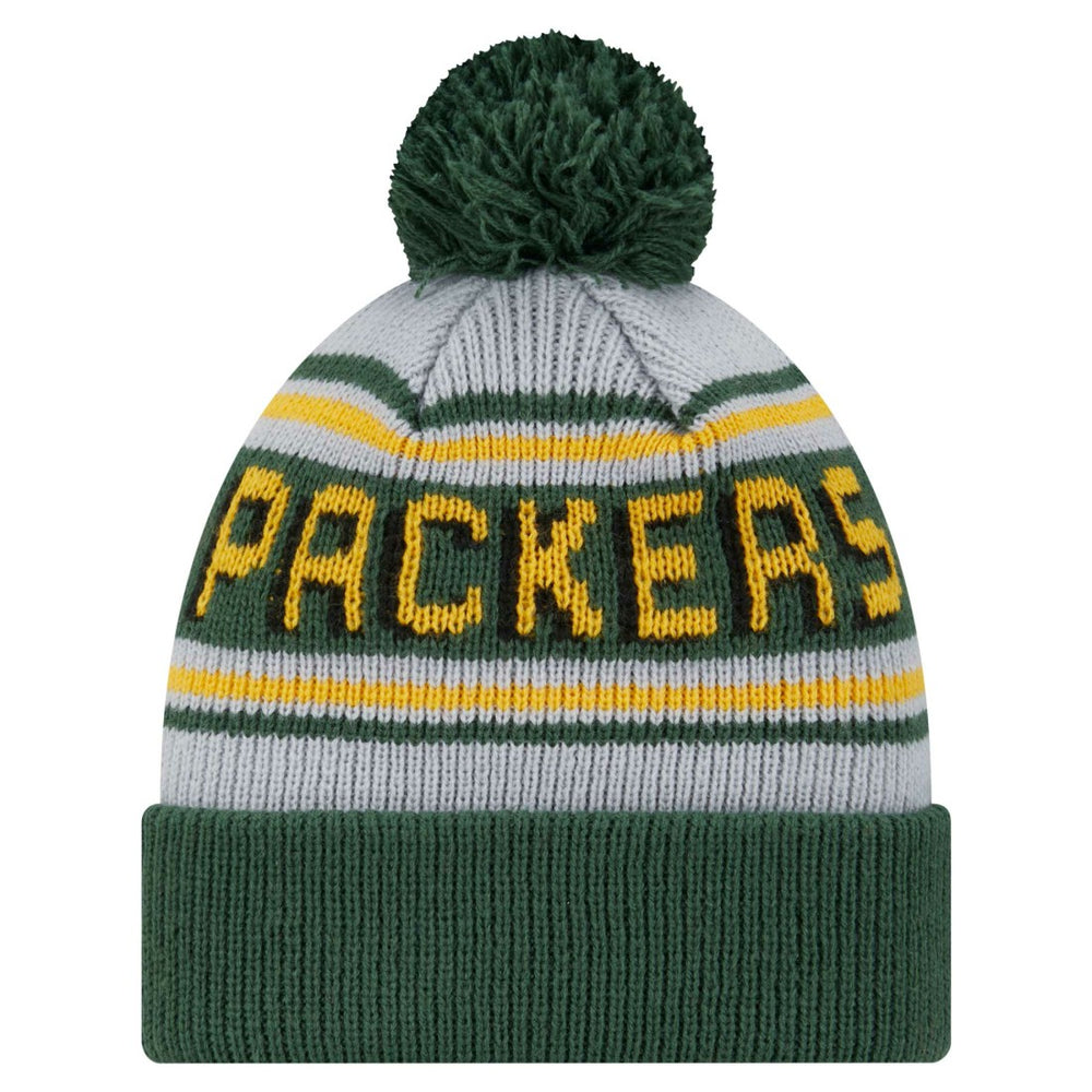 Youth Main Cuffed Knit Hat with Pom - Green Bay Packers Hats