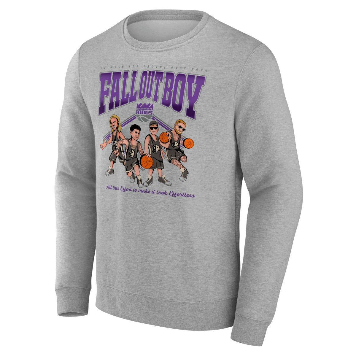 Fanatics Fall Out Boy x Sacramento Kings So Much For (2our) Dust Fleece Pullover Sweatshirt