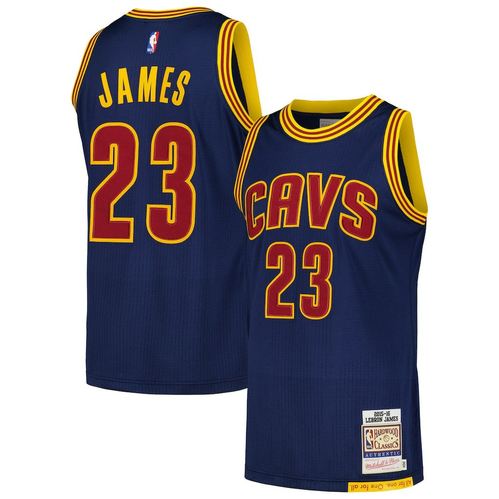 Mitchell & Ness LeBron James Cleveland Cavaliers 2015/16 Hardwood Classics Authentic Jersey sale