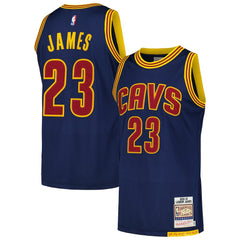 Mitchell & Ness LeBron James Cleveland Cavaliers 2015/16 Hardwood Classics Authentic Jersey sale