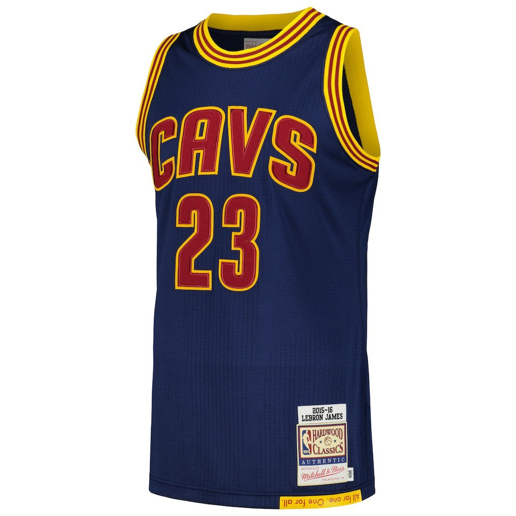 Mitchell & Ness LeBron James Cleveland Cavaliers 2015/16 Hardwood Classics Authentic Jersey sale