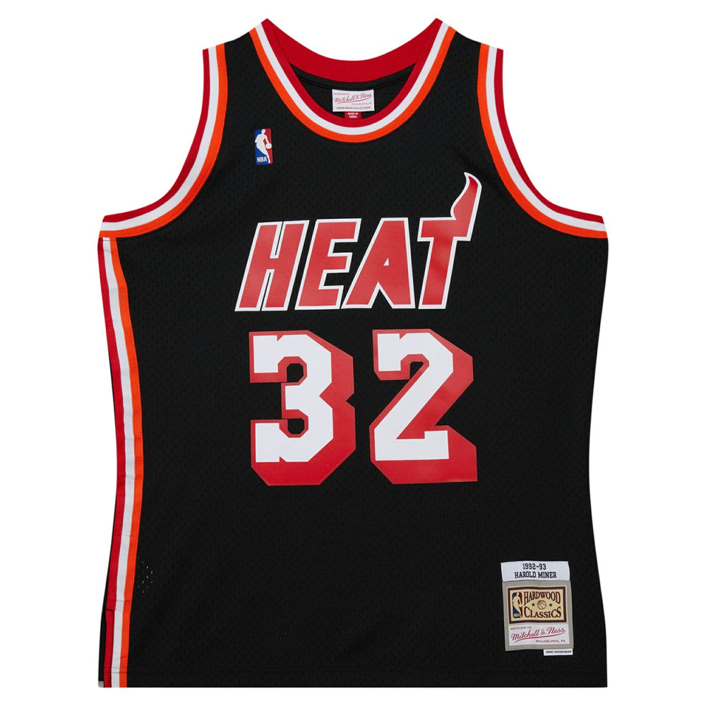 Mitchell & Ness Harold Miner Miami Heat 1992/93 Hardwood Classics Swingman Throwback Jersey