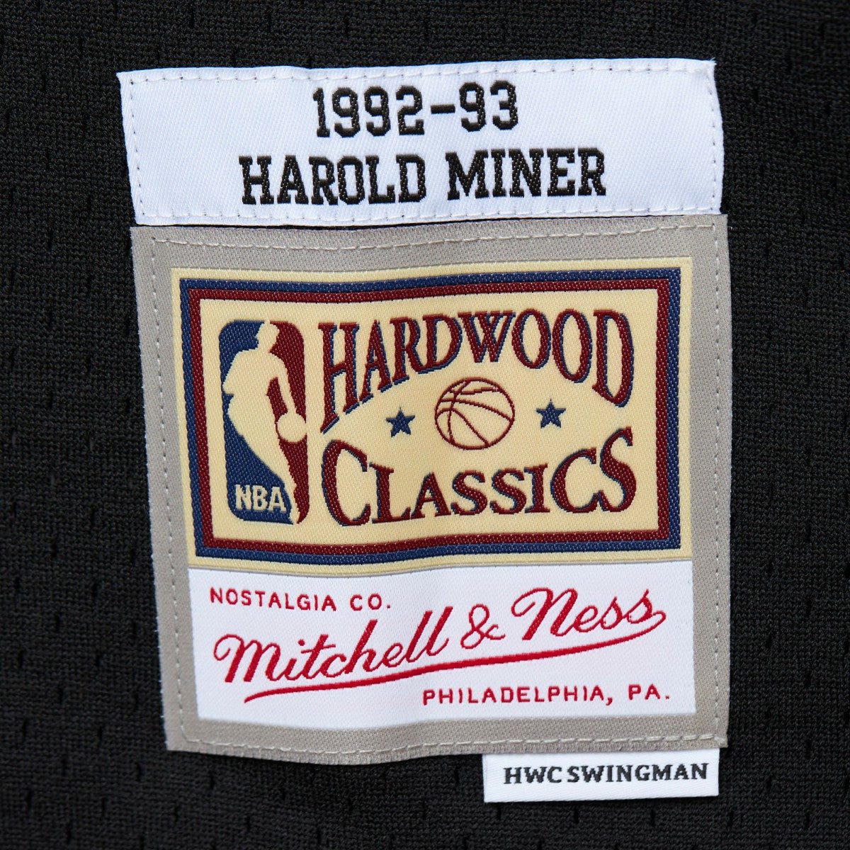 Mitchell & Ness Harold Miner Miami Heat 1992/93 Hardwood Classics Swingman Throwback Jersey