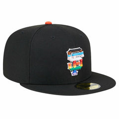 Black San Francisco Giants New Era 2024 Pride On Field 59FIFTY Fitted Hat